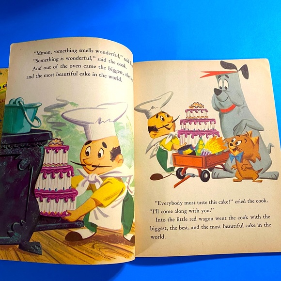 HANNA-BARBERA RUFF AND REDDY VTG 1959 A LITTLE GOLDEN HARDCOVER CLASSIC BOOK - Picture 6 of 13